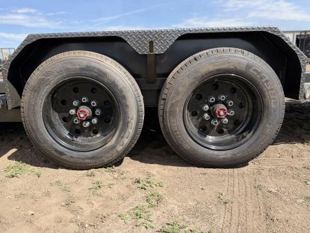 New 2027 MAXD 7-HD24 Tilt Deck Equipment Hauler W/ 18 PLY Tires 16K GVWR Flatbed Trailer