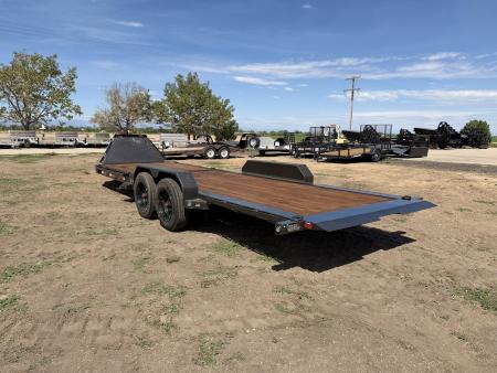 New 2027 MAXD 7-HD24 Tilt Deck Equipment Hauler W/ 18 PLY Tires 16K GVWR Flatbed Trailer