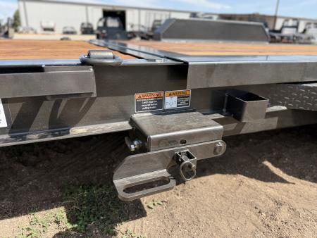 New 2027 MAXD 7-HD24 Tilt Deck Equipment Hauler W/ 18 PLY Tires 16K GVWR Flatbed Trailer