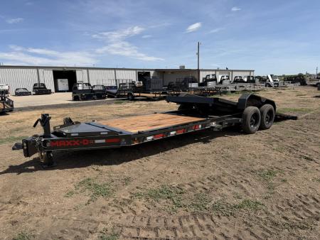 New 2027 MAXD 7-HD24 Tilt Deck Equipment Hauler W/ 18 PLY Tires 16K GVWR Flatbed Trailer