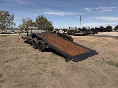 New 2027 MAXD 7-HD24 Tilt Deck Equipment Hauler W/ 18 PLY Tires 16K GVWR Flatbed Trailer