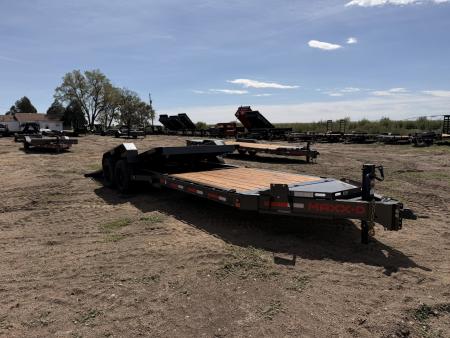 New 2027 MAXD 7-HD24 Tilt Deck Equipment Hauler W/ 18 PLY Tires 16K GVWR Flatbed Trailer