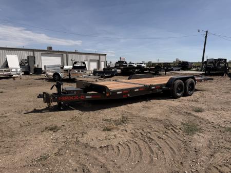 New 2027 MAXD 7-HD22 Tilt Deck Equipment Hauler W/ 18 PLY Tires 16K GVWR Flatbed Trailer