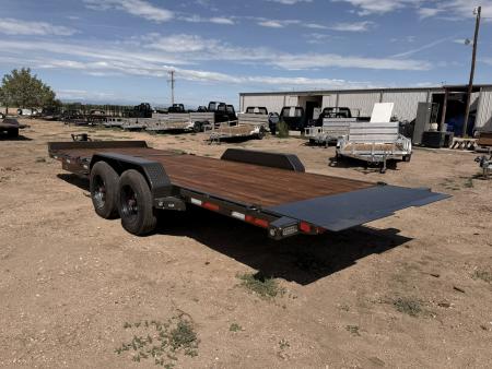 New 2027 MAXD 7-HD22 Tilt Deck Equipment Hauler W/ 18 PLY Tires 16K GVWR Flatbed Trailer