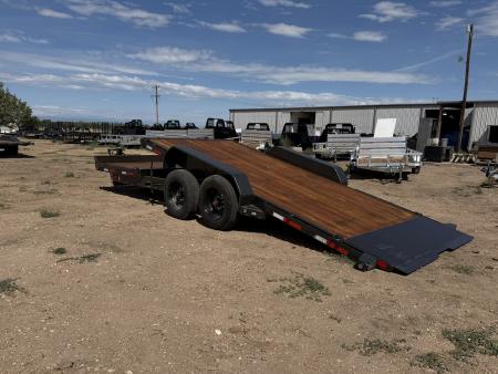 New 2027 MAXD 7-HD22 Tilt Deck Equipment Hauler W/ 18 PLY Tires 16K GVWR Flatbed Trailer