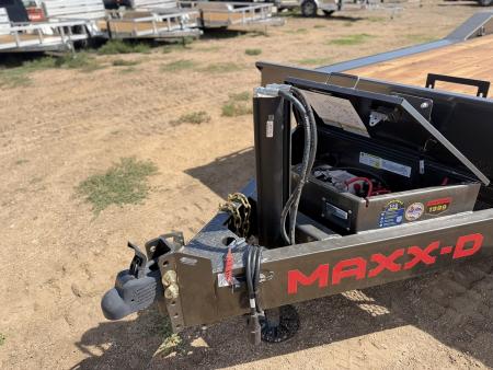 New 2027 MAXD 7-HD22 Tilt Deck Equipment Hauler W/ 18 PLY Tires 16K GVWR Flatbed Trailer