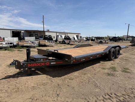 New 2027 MAXD 7-HD22 Tilt Deck Equipment Hauler W/ 18 PLY Tires 16K GVWR Flatbed Trailer