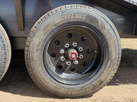 New 2027 MAXD 7-HD22 Tilt Deck Equipment Hauler W/ 18 PLY Tires 16K GVWR Flatbed Trailer