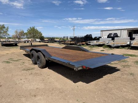 New 2027 MAXD 7-HD22 Tilt Deck Equipment Hauler W/ 18 PLY Tires 16K GVWR Flatbed Trailer