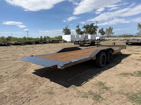 New 2027 MAXD 7-HD22 Tilt Deck Equipment Hauler W/ 18 PLY Tires 16K GVWR Flatbed Trailer