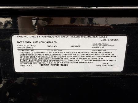 New 2027 MAXX-D 8-16 Deckover Dump 14K GVWR