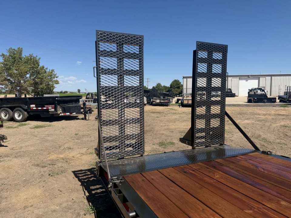 New 2027 MAXD 7-HD22 I-Beam Equipment Hauler W/ 18 PLY Tires 17.5K GVWR Flatbed Trailer