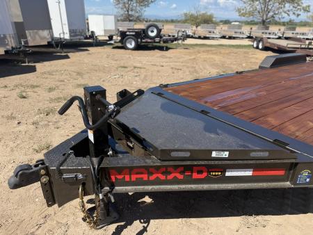 New 2027 MAXD 7-HD22 I-Beam Equipment Hauler W/ 18 PLY Tires 17.5K GVWR Flatbed Trailer