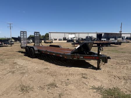 New 2027 MAXD 7-HD22 I-Beam Equipment Hauler W/ 18 PLY Tires 17.5K GVWR Flatbed Trailer