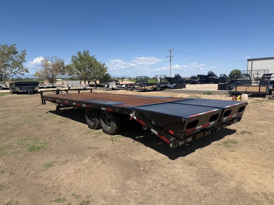 New 2027 MAXD 8.5-HD24 Equipment Hauler W/ MaxxD Ramps and 18 PLY Tires 17.5K GVWR Flatbed Trailer