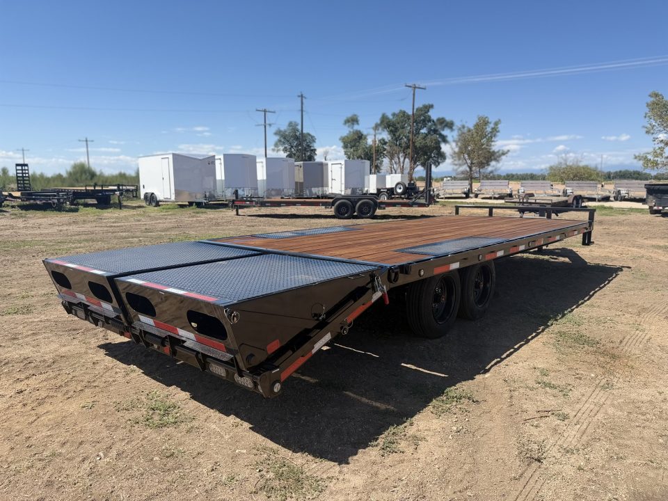 New 2027 MAXD 8.5-HD24 Equipment Hauler W/ MaxxD Ramps and 18 PLY Tires 17.5K GVWR Flatbed Trailer