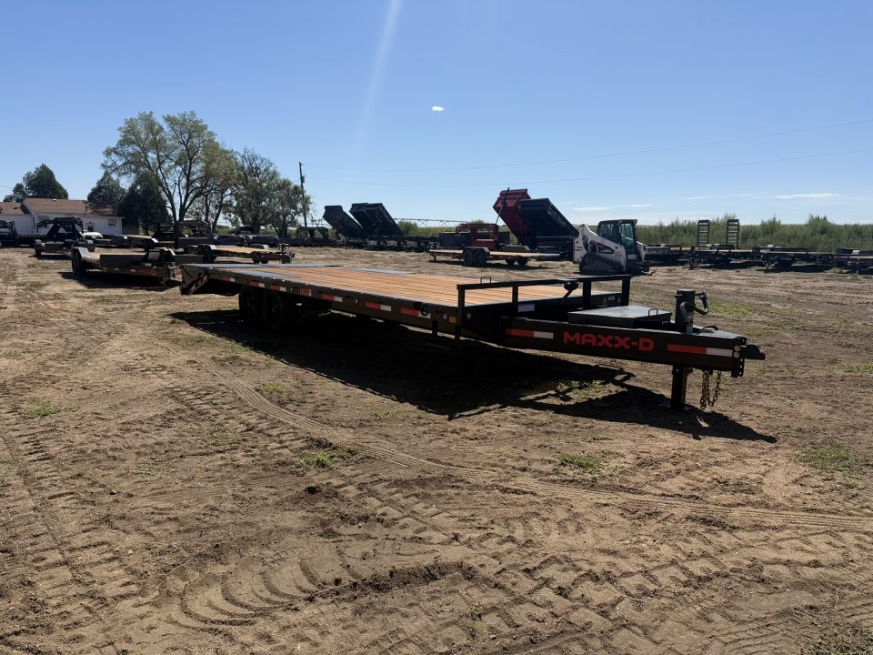 New 2027 MAXD 8.5-HD24 Equipment Hauler W/ MaxxD Ramps and 18 PLY Tires 17.5K GVWR Flatbed Trailer