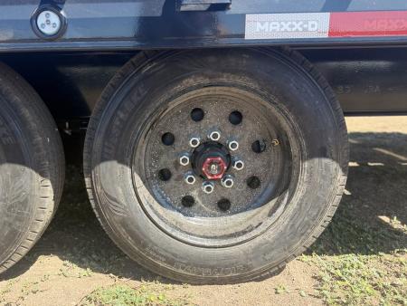 New 2027 MAXD 8.5-HD24 Equipment Hauler W/ MaxxD Ramps and 18 PLY Tires 17.5K GVWR Flatbed Trailer