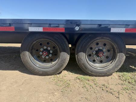 New 2027 MAXD 8.5-HD24 Equipment Hauler W/ MaxxD Ramps and 18 PLY Tires 17.5K GVWR Flatbed Trailer