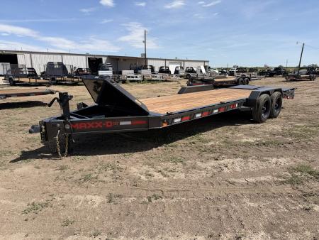 New 2027 MAXD 8.5-22 I-Beam Equipment Hauler W/ 18 PLY Tires 17.5K GVWR Flatbed Trailer