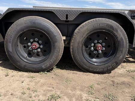 New 2027 MAXD 8.5-22 I-Beam Equipment Hauler W/ 18 PLY Tires 17.5K GVWR Flatbed Trailer
