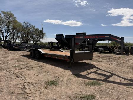 New 2027 MAXD 8.5-24 Gooseneck Tilt Deck Equipment Hauler W/ 18 PLY Tires 18K GVWR Flatbed Trailer