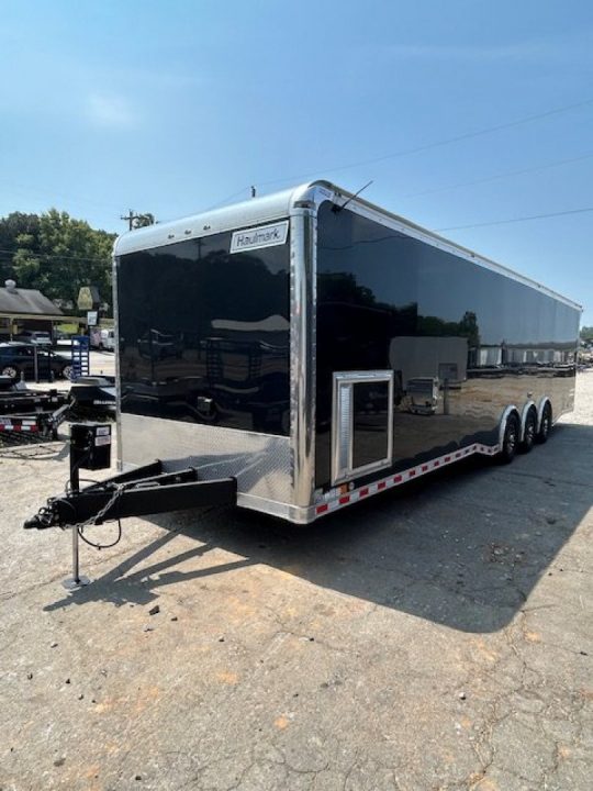 New Haulmark 8.5x34 18k Edge Black W/ Hyd Jack/AC