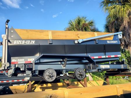 New 2027 Bandit 6X12 13200LB GVWR(2-6K AXLES) Dump Trailer WITH TARP ARM KIT, TPMS, RAMPS, STORAGE TRAY