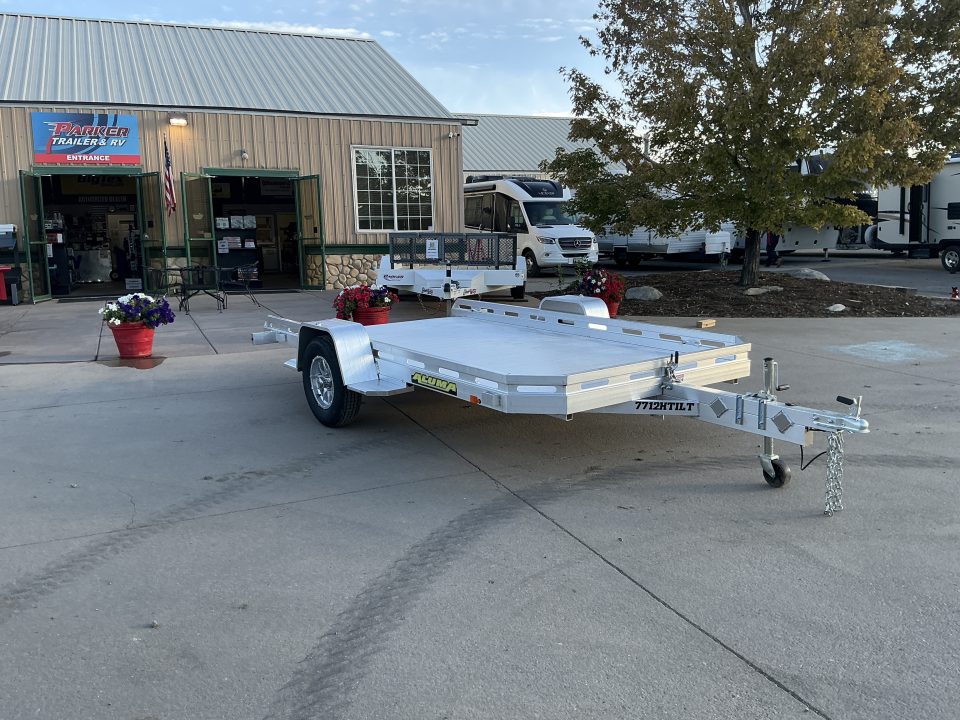 New 2027 Aluma 7712H-TILT-S Utility Trailer