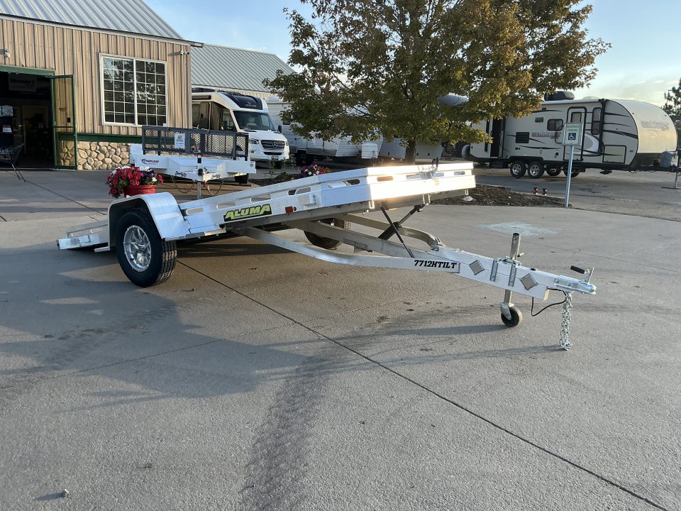 New 2027 Aluma 7712H-TILT-S Utility Trailer