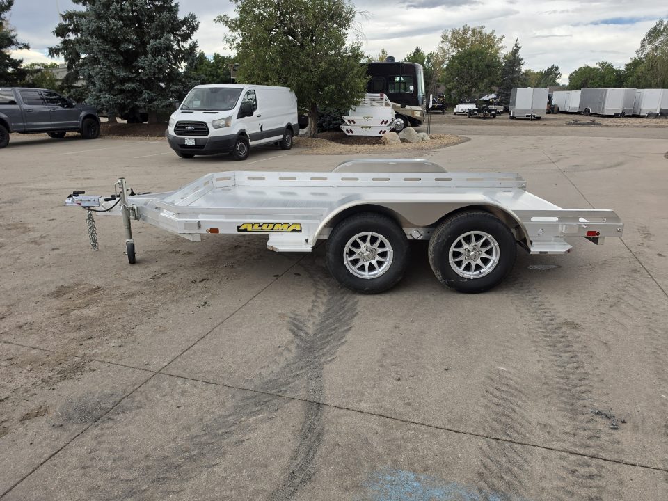 New 2027 Aluma 7812TA-EL-R-RTD Utility Trailer