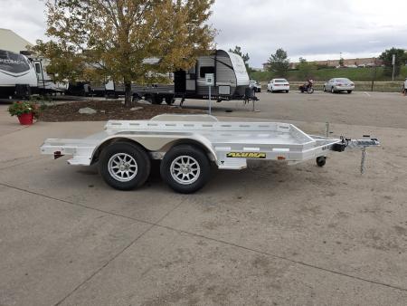 New 2027 Aluma 7812TA-EL-R-RTD Utility Trailer