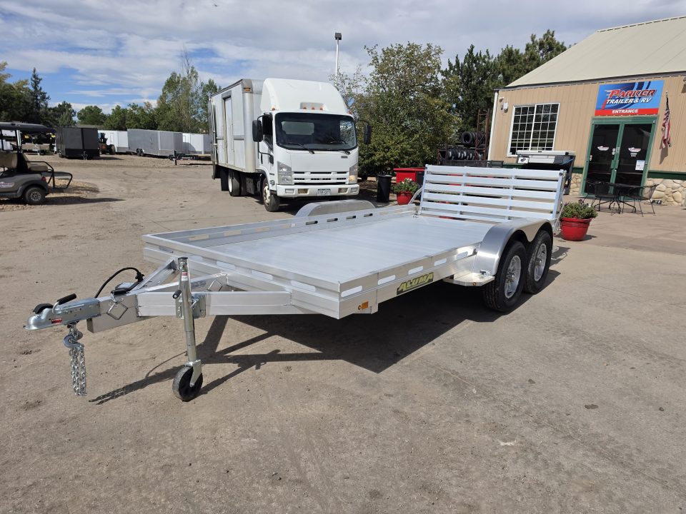 New 2027 Aluma 8014TA-EL-BT-RTD Utility Trailer