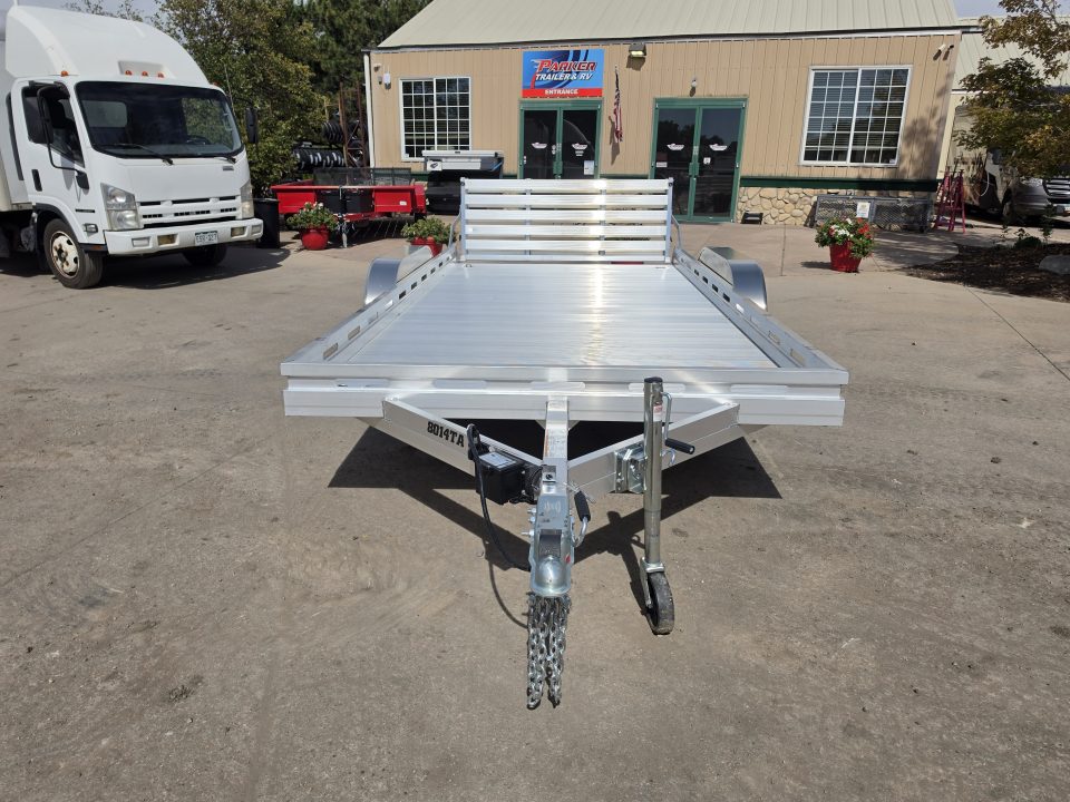 New 2027 Aluma 8014TA-EL-BT-RTD Utility Trailer
