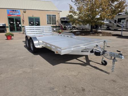 New 2027 Aluma 8014TA-EL-BT-RTD Utility Trailer