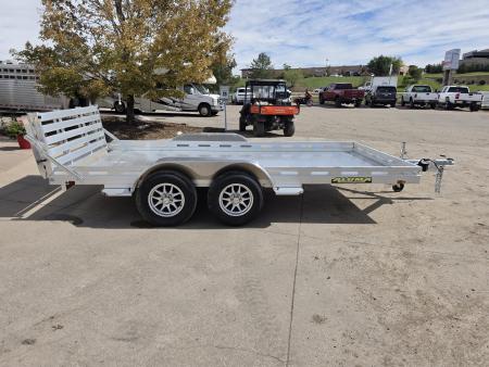 New 2027 Aluma 8014TA-EL-BT-RTD Utility Trailer