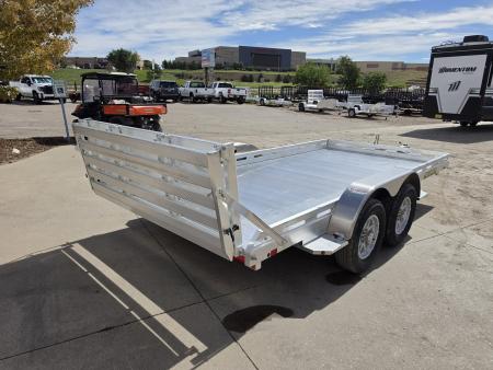 New 2027 Aluma 8014TA-EL-BT-RTD Utility Trailer