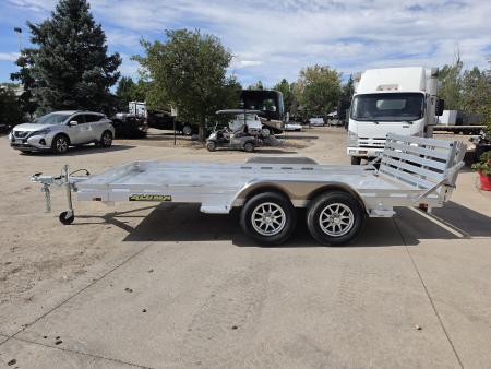 New 2027 Aluma 8014TA-EL-BT-RTD Utility Trailer