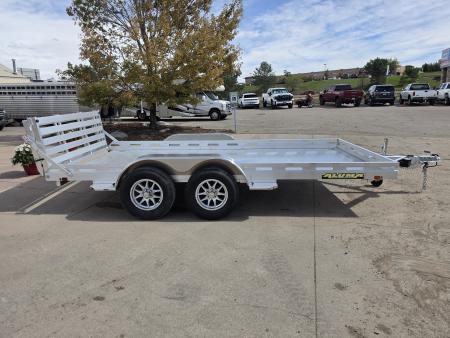 New 2027 Aluma 8014TA-EL-BT-RTD Utility Trailer