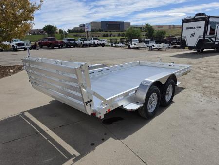 New 2027 Aluma 8014TA-EL-BT-RTD Utility Trailer