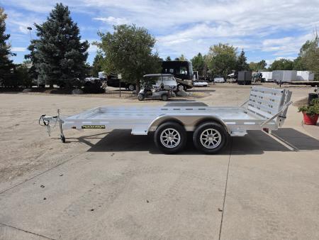 New 2027 Aluma 8014TA-EL-BT-RTD Utility Trailer