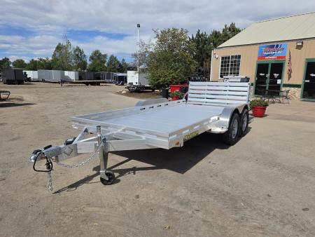 New 2027 Aluma 8014TA-EL-BT-RTD Utility Trailer