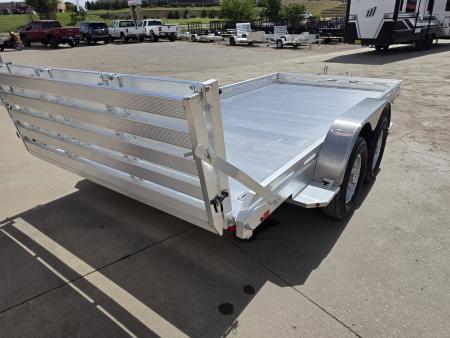 New 2027 Aluma 8014TA-EL-BT-RTD Utility Trailer
