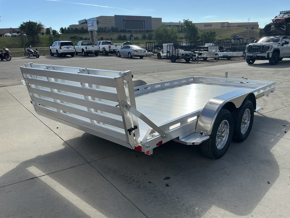 New 2027 Aluma 8014TA-EL-BT-RTD Utility Trailer