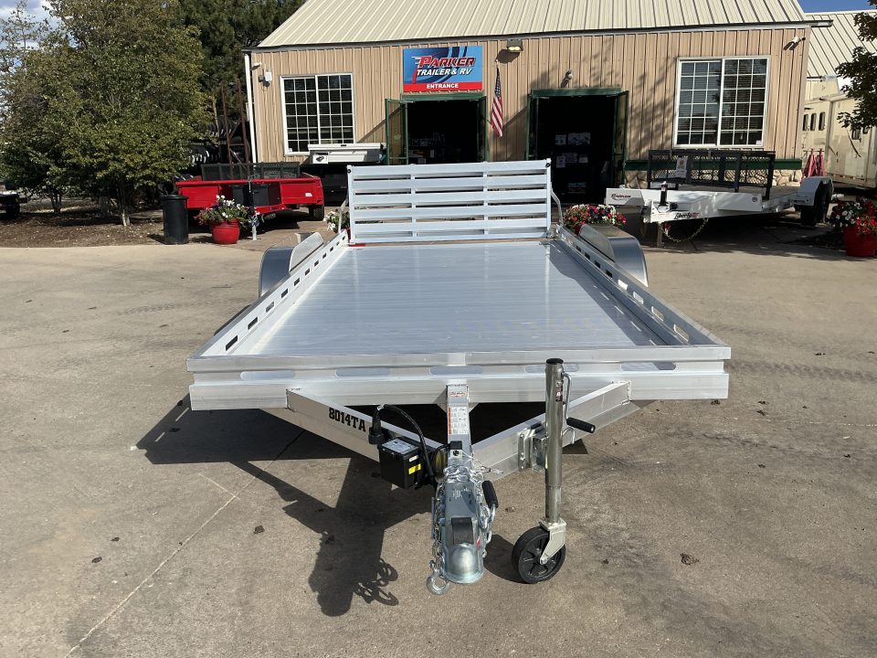 New 2027 Aluma 8014TA-EL-BT-RTD Utility Trailer