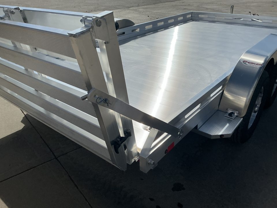 New 2027 Aluma 8014TA-EL-BT-RTD Utility Trailer