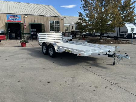 New 2027 Aluma 8014TA-EL-BT-RTD Utility Trailer