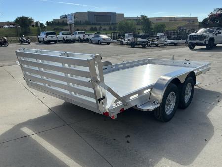 New 2027 Aluma 8014TA-EL-BT-RTD Utility Trailer