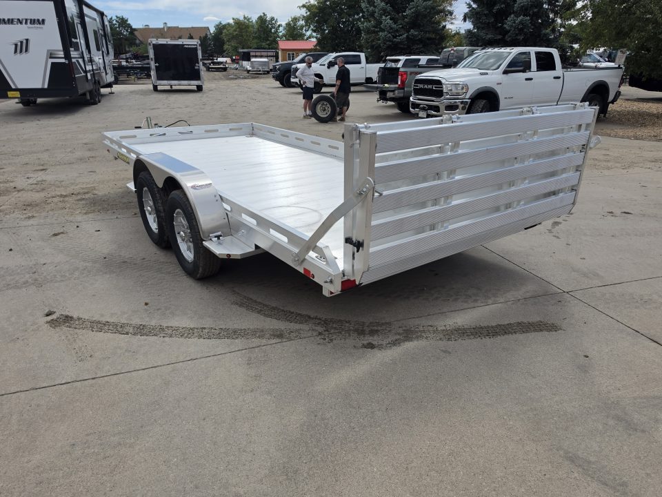 New 2027 Aluma 8016TA-EL-BT-RTD Utility Trailer