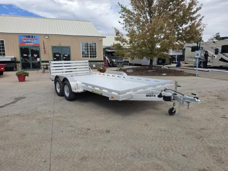 New 2027 Aluma 8016TA-EL-BT-RTD Utility Trailer